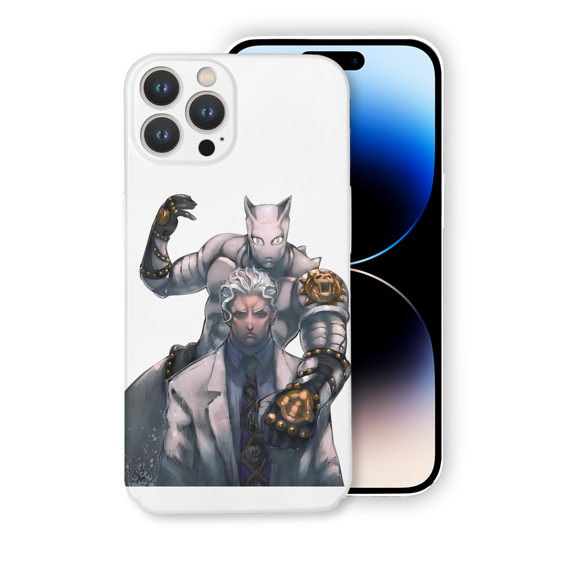 （画像用） ジョジョの奇妙な冒険 きら よしかげ JoJo's Bizarre Adventure Kira Yoshikage 【iPhone 14シリーズ対応】ハードケース